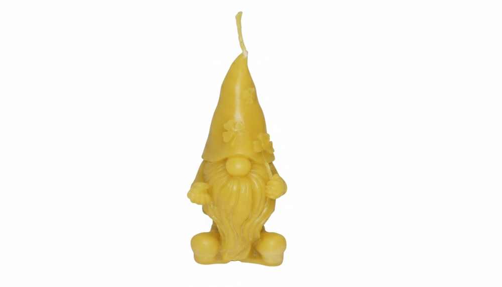 Nisse med klöver bivaxljus